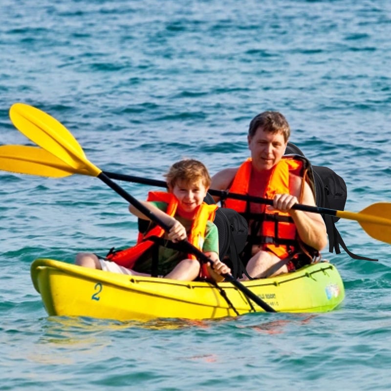 JAYEGT Kayak Seat Padded Deluxe High Back Canoe Seat with Back Support Adjustable Fishing Seat for Universal Sit with Detachable Kayak Backrest - Image 3